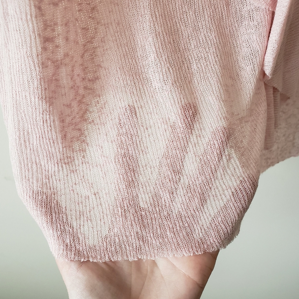 NWT Mango Basics Pink Ribbed Ruffle Tank - Picture 6 of 8